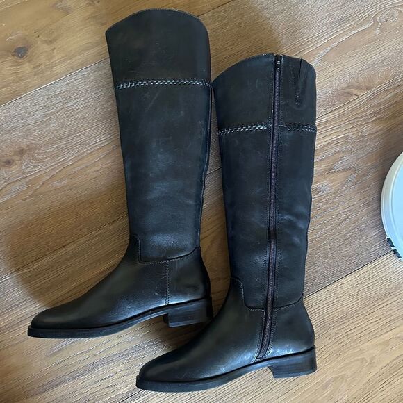 JACK ROGERS Adaline Riding Boot in Black - Picture 7 of 12